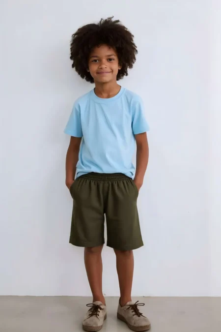 Boys Solid Color Shorts