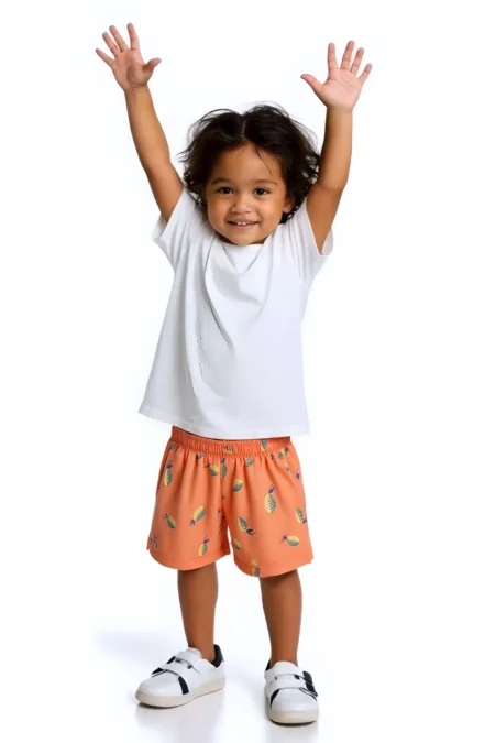 Boys Printing Sweater Shorts