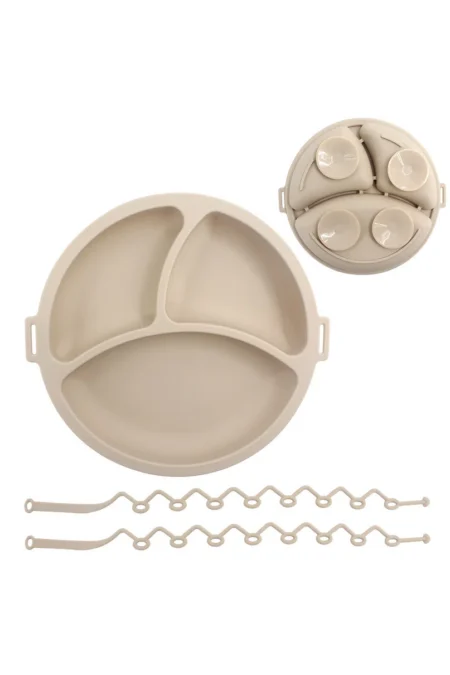 Baby Suction Plate with Anti Lost Rope